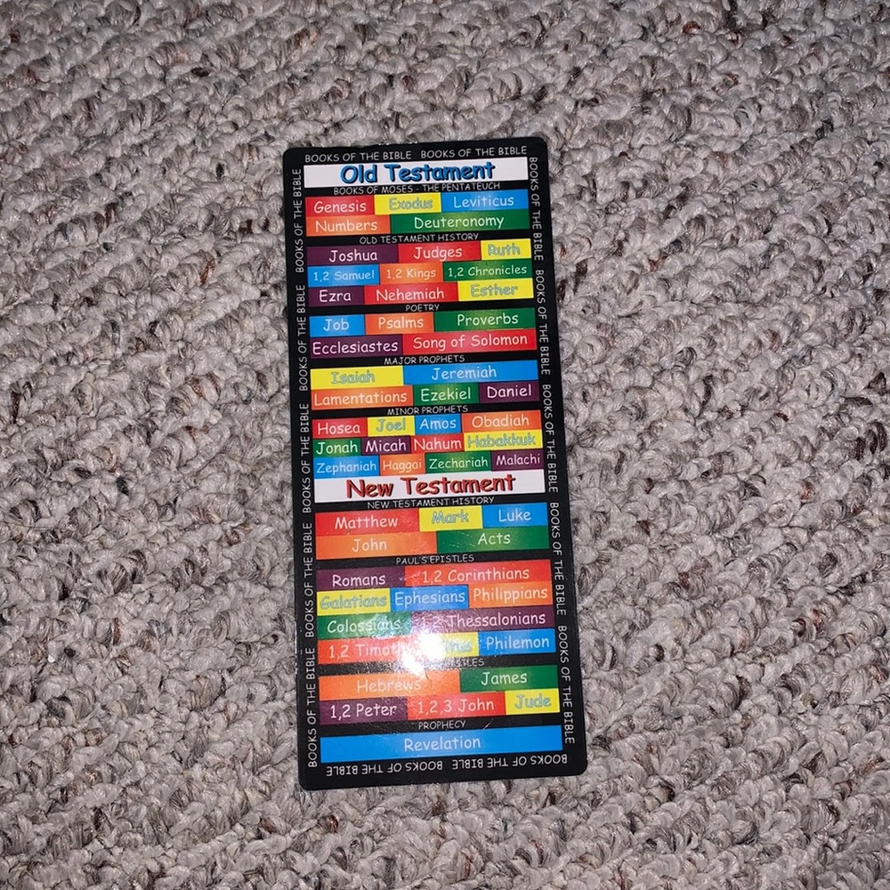 Bible bookmark.